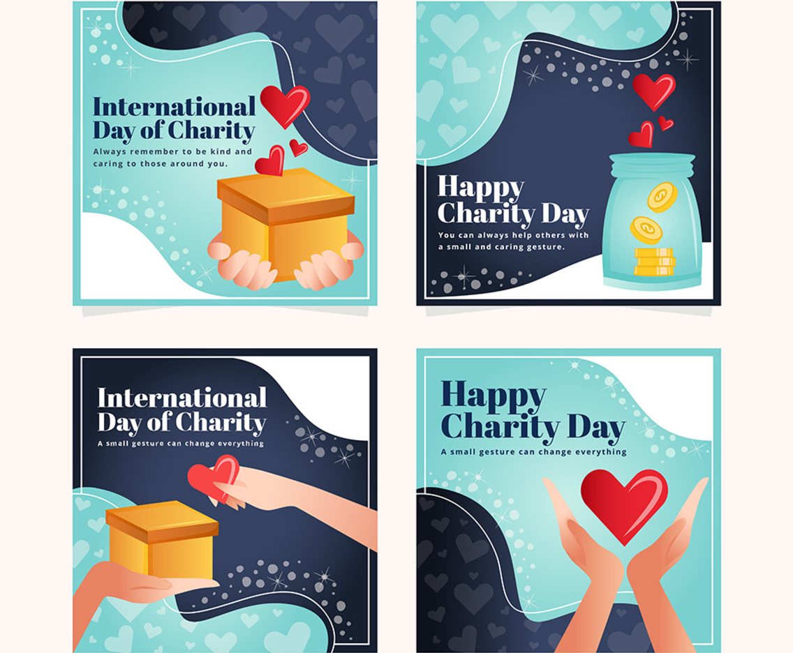 International Day of Charity Cards