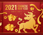 Year Of The Ox Concept