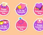 Colorful Valentine Festivity Sticker Collection