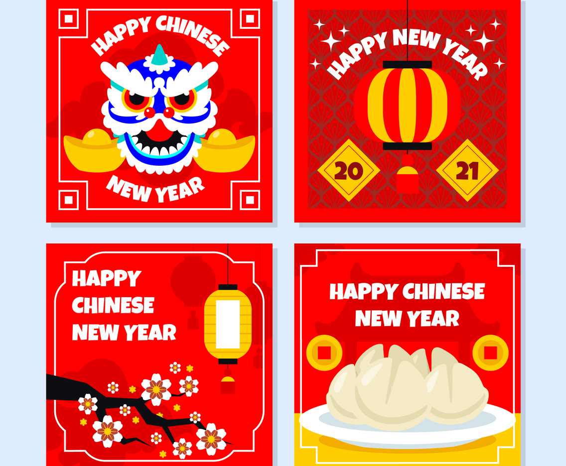 Chinese New Year Card Pack