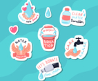 Water Donation Sticker Collection