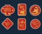 Year Of The Ox Labels Collection
