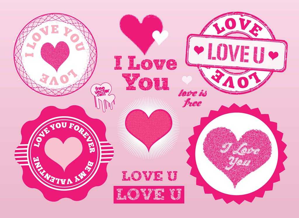 Download Love Stamps Vectors Vector Art & Graphics | freevector.com