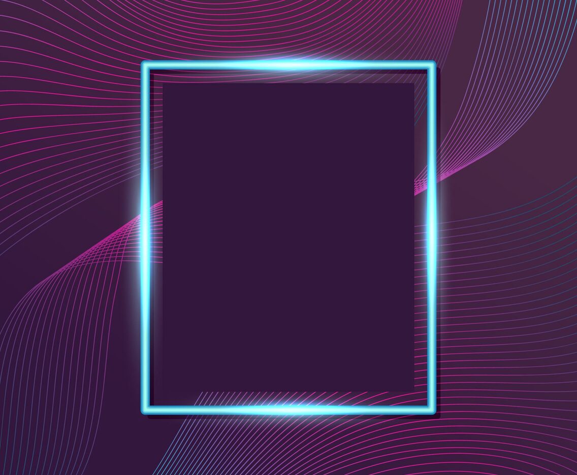 Abstract Wave Neon Color Background