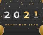 New Year 2021 Scoreboard Countdown