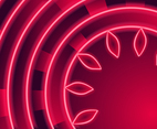 Circle Red Neon