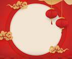Chinese New Year Paper Cut Background