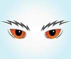 anime eyes close up 10807081 Vector Art at Vecteezy