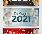 Banner of New Year 2021