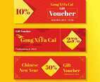 Gong Xi Fa Cai Voucher Discount in Red Color