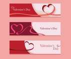 Love Ribbon Valentine Events Banner