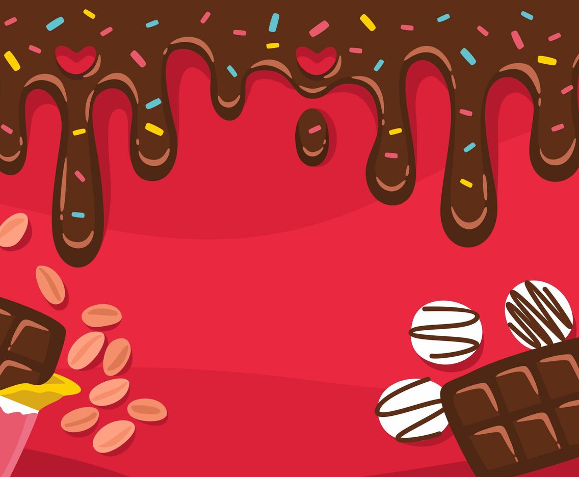 Chocolate Background for Valentine's Day
