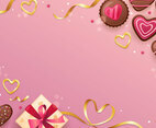 Sweet Love Chocolate with Ribbons