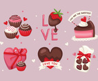 Sweet Chocolate Love Sticker