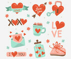 Cute Hand Drawn Valentine's Day Sticker