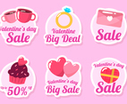 Cute Valentines Day Marketing and Promotion Sticker Collection