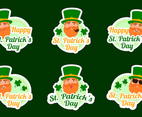 Cute Leprechaun St Patrick's Day Sticker Collection