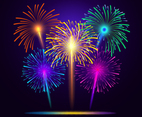5 Color Variants of Fireworks