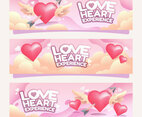 Love Heart Experience Valentine Banner