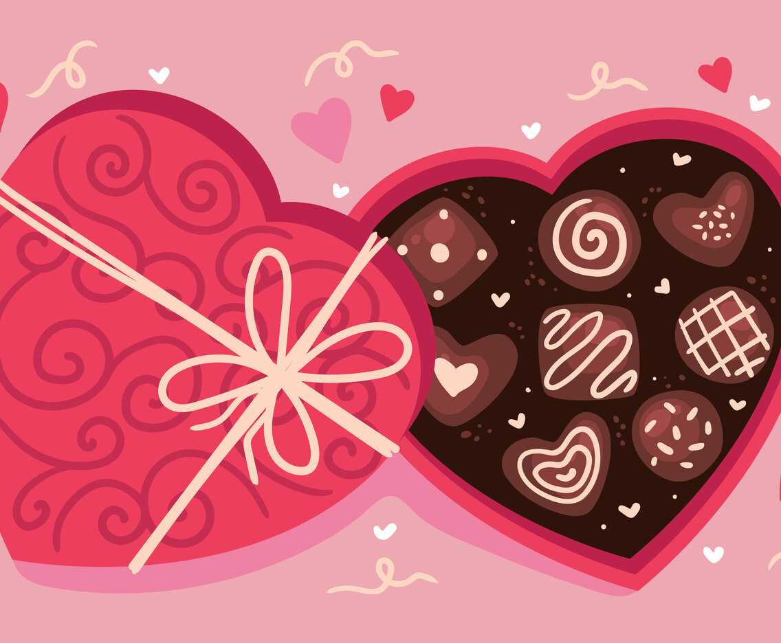 Delicious Valentine Chocolate box