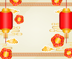 Chinese New Year Festivity Background