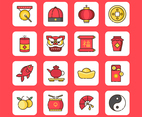 Cute Chinese New Year Icons