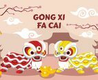 Gong Xi Fa Cai Various Chinese Elements