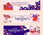Playful Valentine's Day Banners