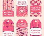 Cute Valentine's labels collection
