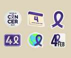 World Cancer Day Sticker on Febuary Fourth