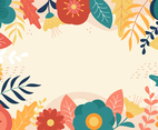 Colourful  Floral Background