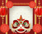 Festivity background Of Chinese New Year