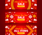 Chinese New Year Sale Web Banner Collection