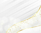 Elegant White Gold Sparkling Concept Background