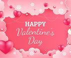 Happy Valentines Day Greeting Background