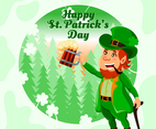 Leprechauns Celebrates Saint Patrick's Day with Beer Toast