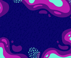 Abstract Liquid with Purple Background