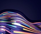 Colourful geometric wave background