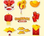 Collection Sticker Gong Xi Fa Cai