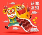 Chinese New Year with Lion Dance