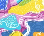 Abstract Colorful Fine Art Style Background