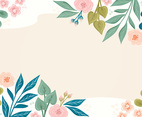 Hand Drawn Floral Background