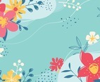 Floral spring background