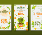 Set Of ST. Patrick's Day Sale Banner