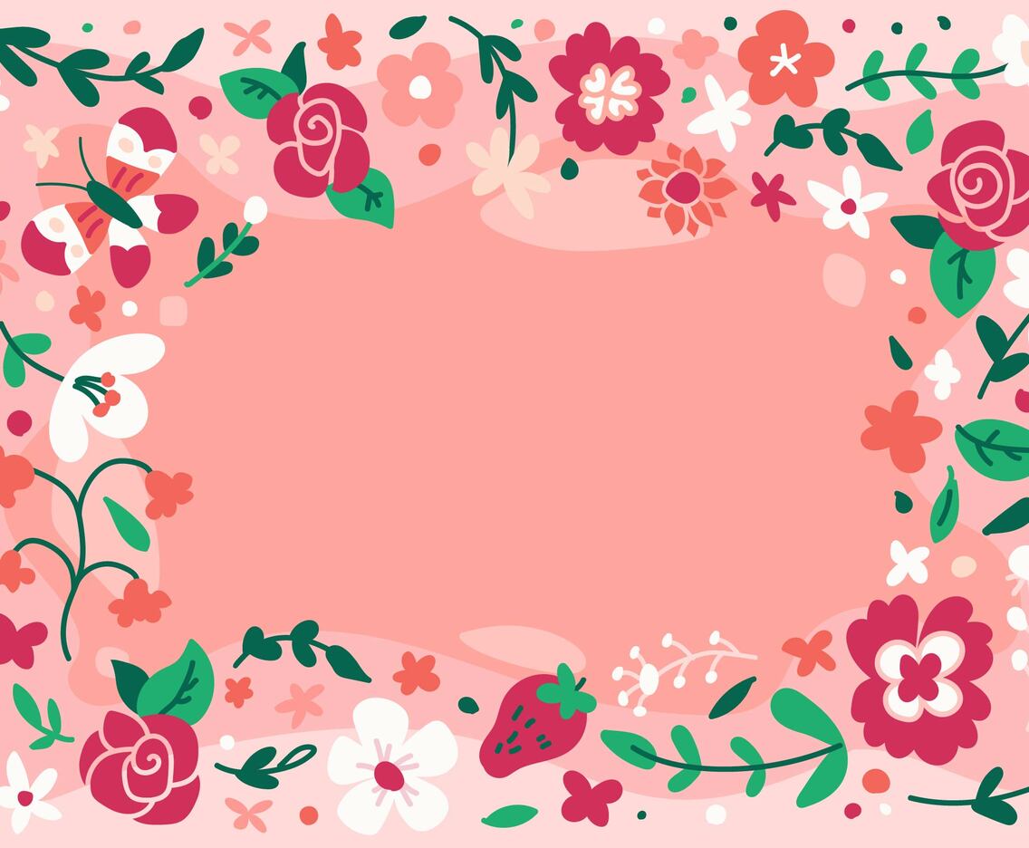 Colorful Floral Background to Welcome Spring