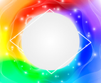 Blurred Sparkling Rainbow Background