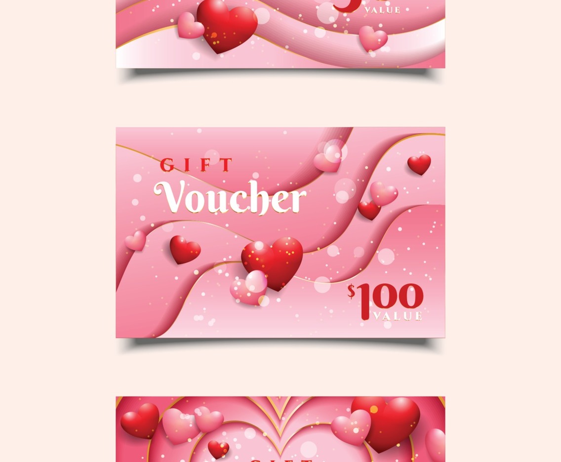 Valentine's Day Gift Voucher Templates