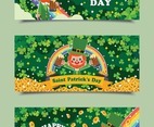 Saint Patrick's Day Leprechaun Banner Templates