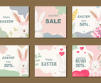 Easter Rabbit Social Media Post Collection