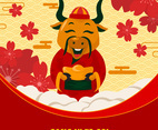 Gong Xi Fa Cai the Year of Gold Ox